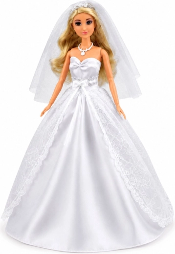 Robe de mariée richement décorée