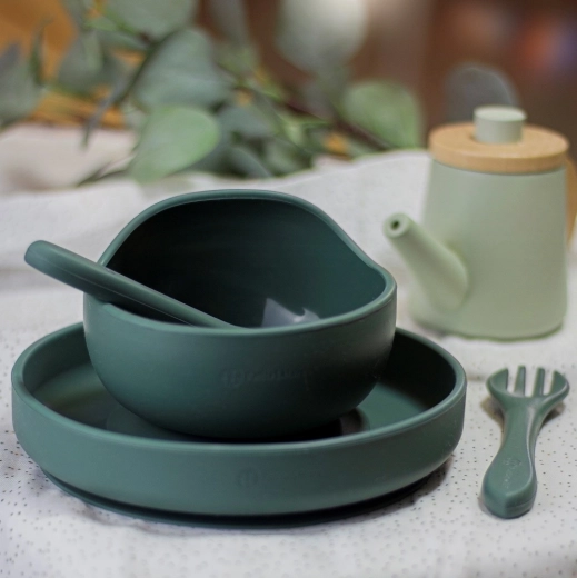 Assiette stable avec ventouse pour moins de désordre