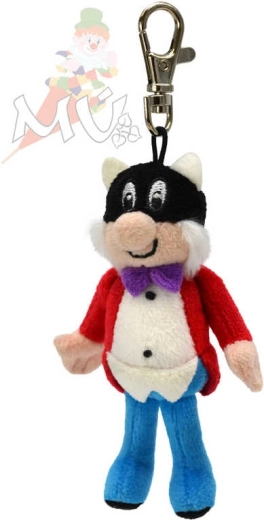 Moravská ústředna – pendentif en peluche Myšpulín de Čtyřlístek avec mousqueton, 12 cm
