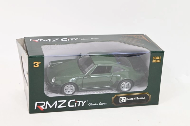 Modèle RMZ Porsche 911 Turbo 3.3 1:32 vert foncé