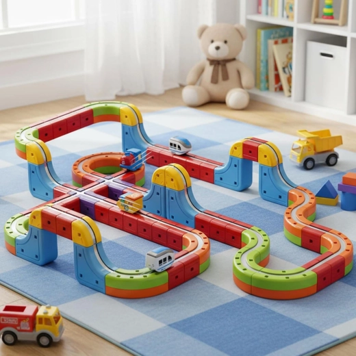 Construction modulaire colorée