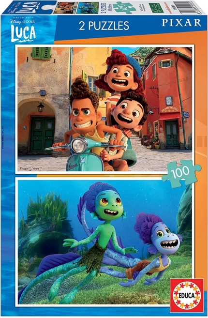 Puzzle EDUCA Luca 2×100 pièces