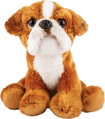 Chien boxer en peluche