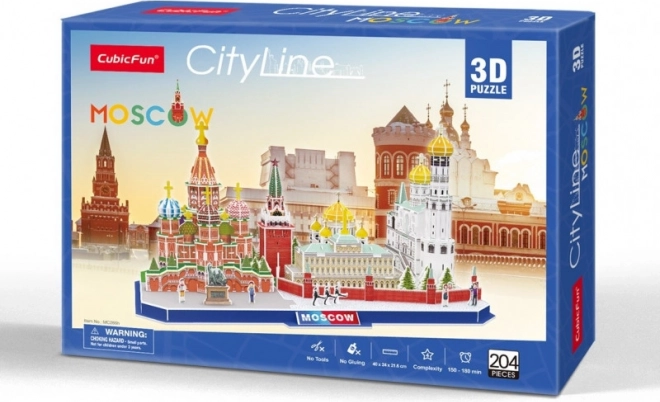 puzzle 3D city line Moscou