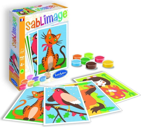 Sentosphere Sablimage mini images en sable mini amis câlins