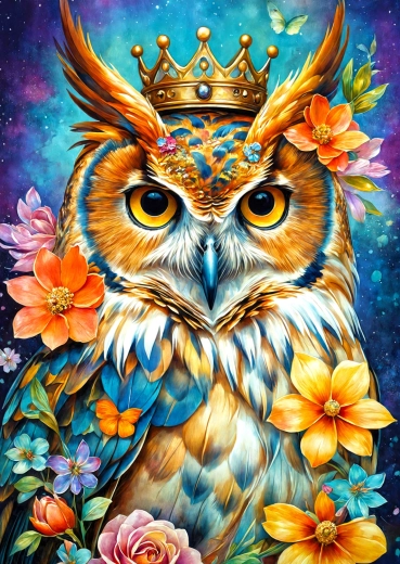 Puzzle ENJOY Chouette royale 1000 pièces