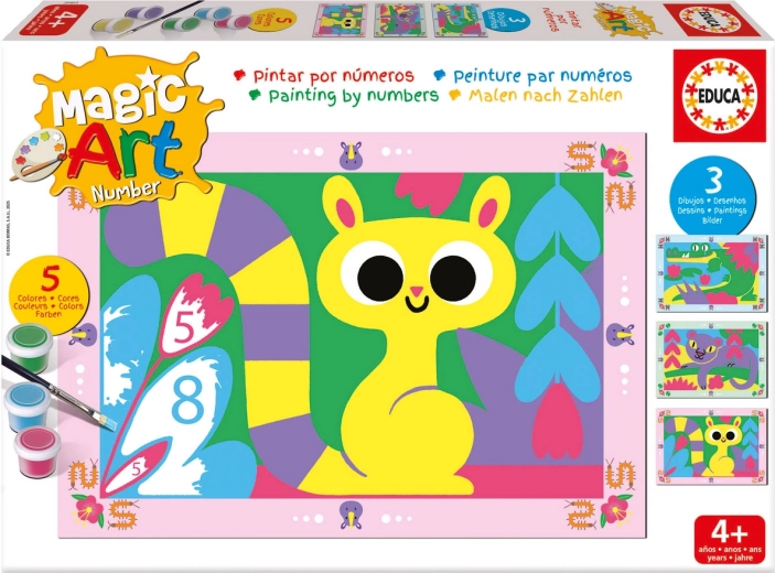 Peinture par numéros jungle EDUCA