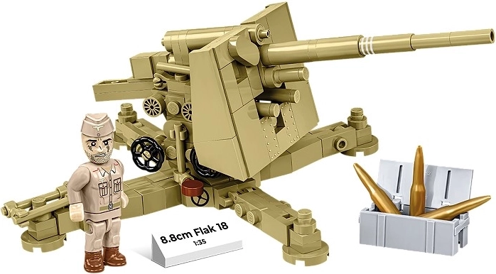 Pièce emblématique 8,8 cm Flak 18 à l’échelle 1:35