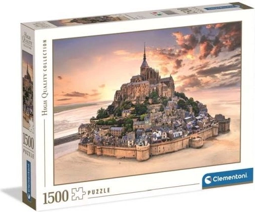 Puzzle Clementoni Mont-Saint-Michel au lever du soleil, 1500 pièces
