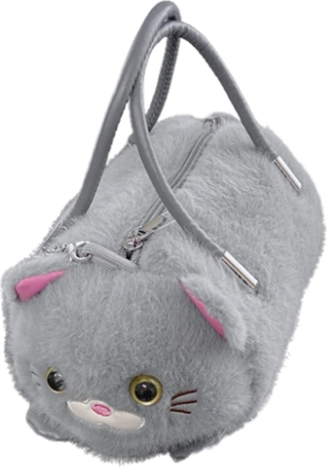 Peluche douce et adorables détails de chat