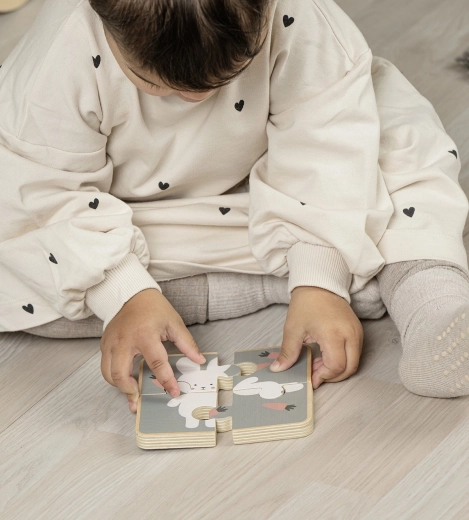 Puzzle à deux couches pour l’imagination et la pensée logique