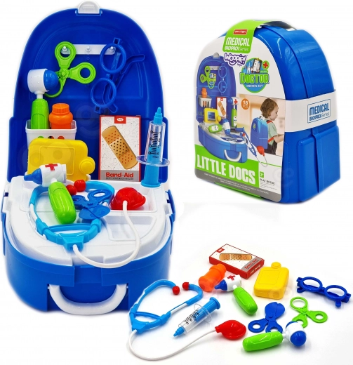Woopie ensemble de petit médecin dans un sac à dos 18 pcs