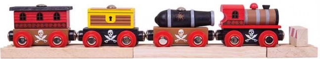Train pirate avec voies