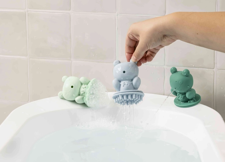 Massage doux et pluie d’eau
