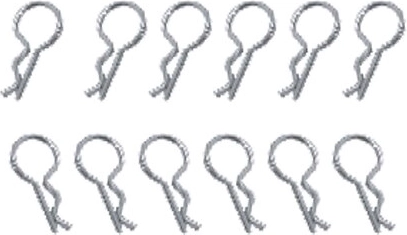 JAMARA clips de carrosserie Whelon (12 pièces)