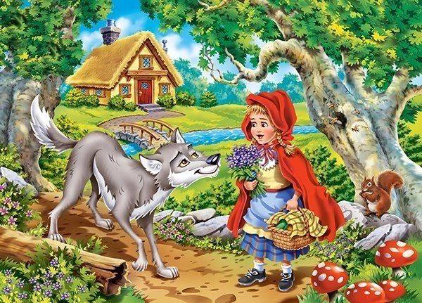 Puzzle Le Petit Chaperon rouge avec 60 pièces