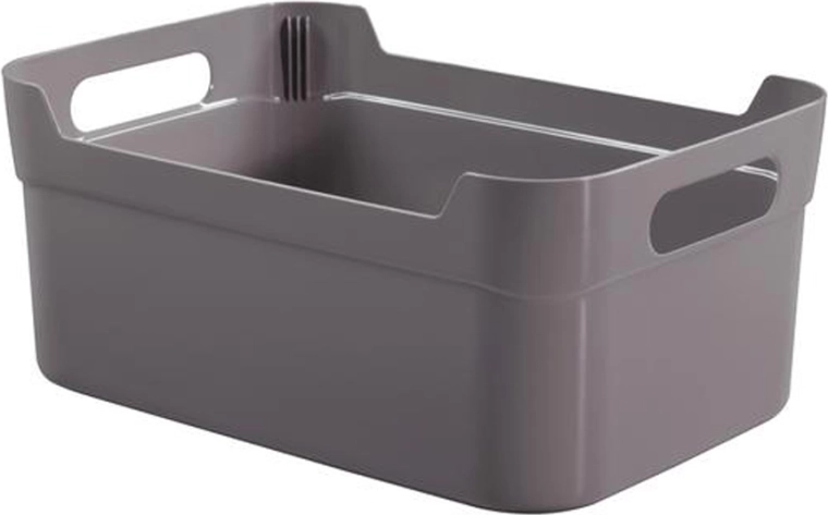 Panier de rangement en plastique 34 × 24 × 14 cm – assortiment de couleurs