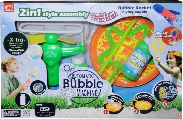 Kit de bulles avec machine électrique