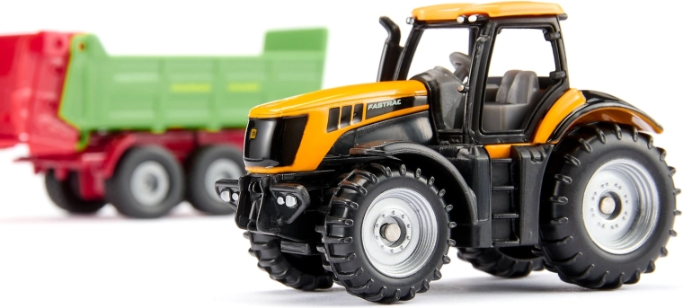 Détails réalistes du tracteur JCB
