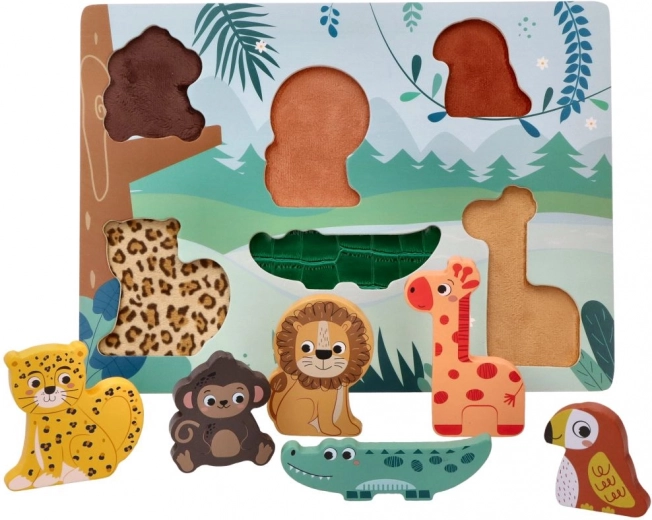 Puzzle 3D en bois Animaux de Safari