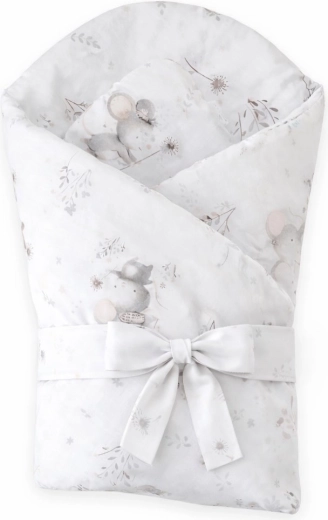 Couverture d’emmaillotage bébé New Baby Cute Mouse 80 × 80 cm