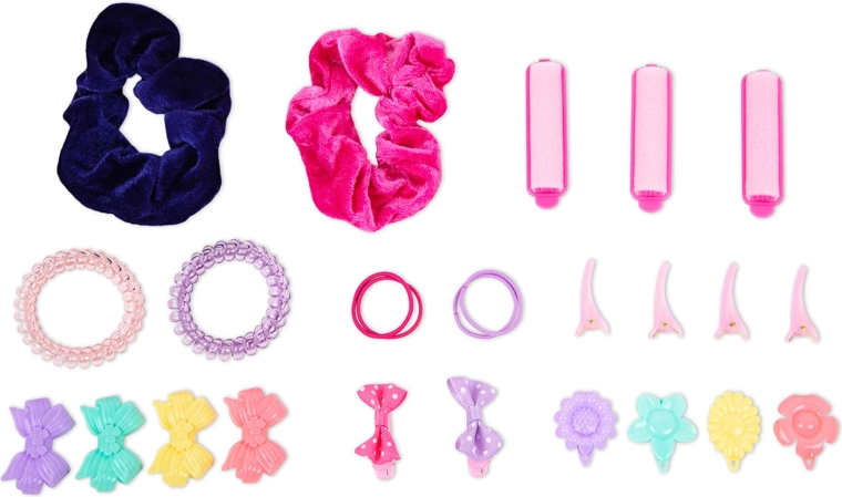 Riche ensemble d’accessoires pour des coiffures infinies
