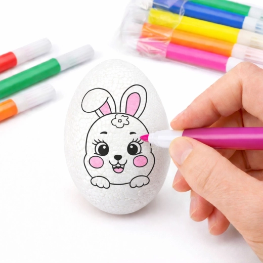 Motif de lapin préimprimé