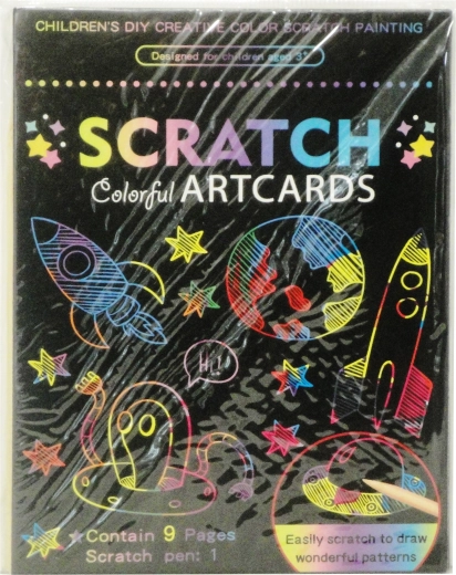 Images à gratter – lot de 9 pcs