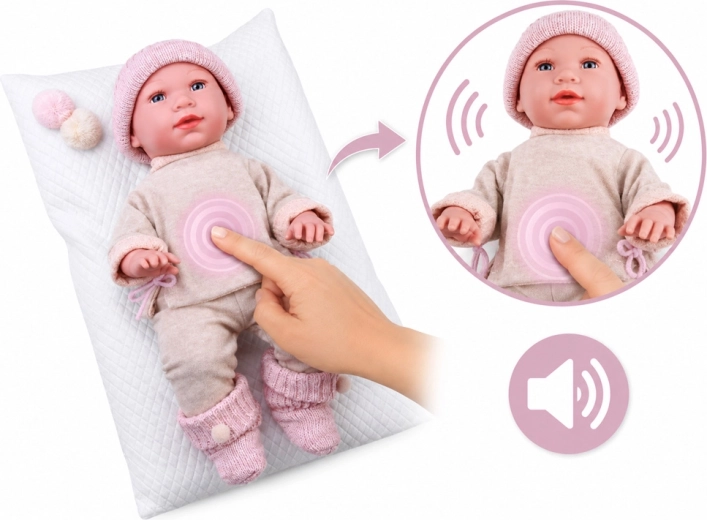 Sons interactifs comme un vrai bébé