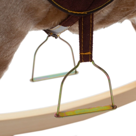 Patins en bois stables et étriers métalliques