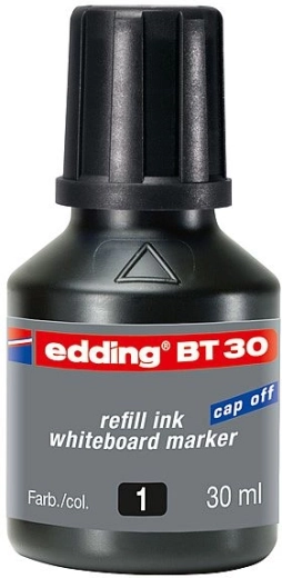 Encre pour marqueurs de tableau Edding, noir 30 ml