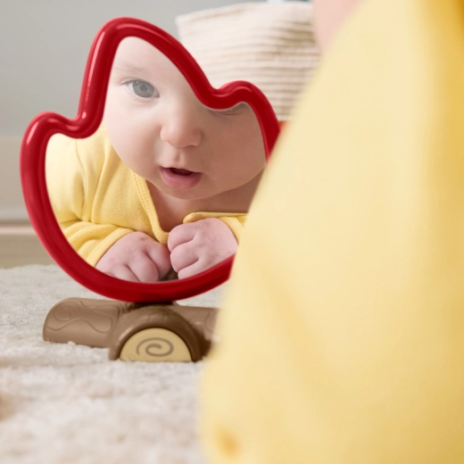 Miroir pour le jeu sur le ventre et l’exploration visuelle