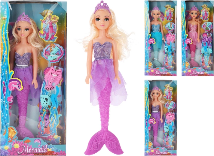 Poupée princesse des mers 44,5 cm avec accessoires – assortiment de couleurs