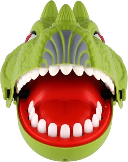Appui sur les dents plein de suspense