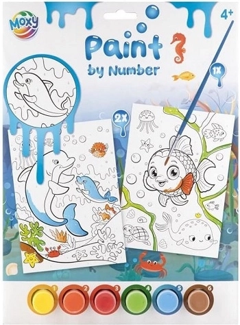Peinture par numéros A4 – Poissons