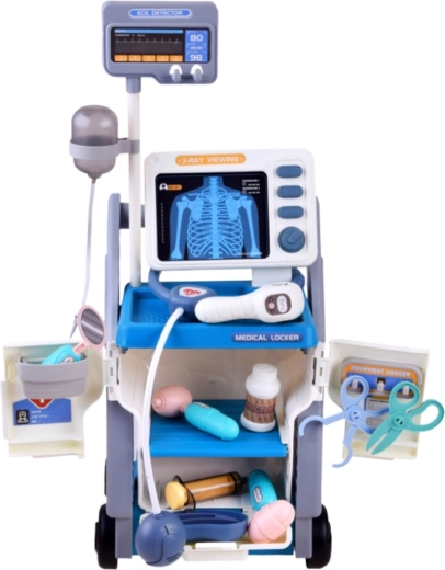 Panneau réaliste de radiographie et d’ECG