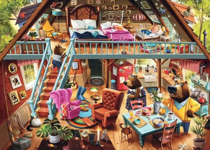Puzzle Ravensburger Pris au piège ! 1000 pièces