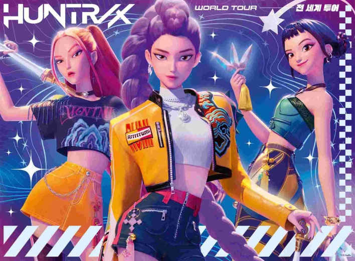 Ravensburger K-pop : Chasseuses de démons – tournée mondiale puzzle 150 pièces