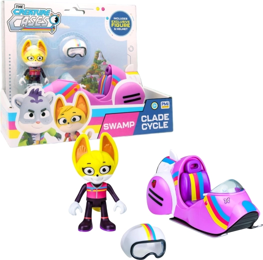 The Creature Cases figurine Kit Casey avec moto tout-terrain pour les marais