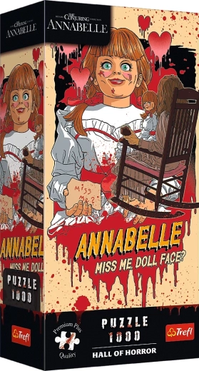 Puzzle Trefl Premium Plus Hall of Horror : Annabelle 1000 pièces