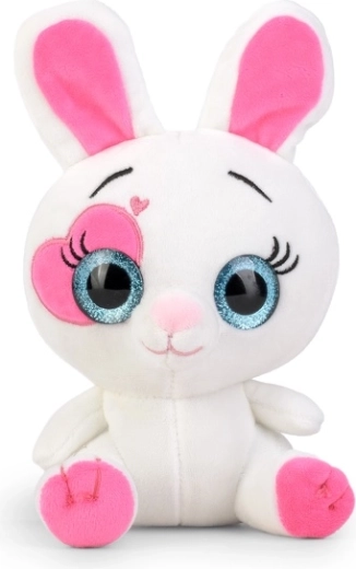 Lapin blanc en peluche 16 cm Daffi