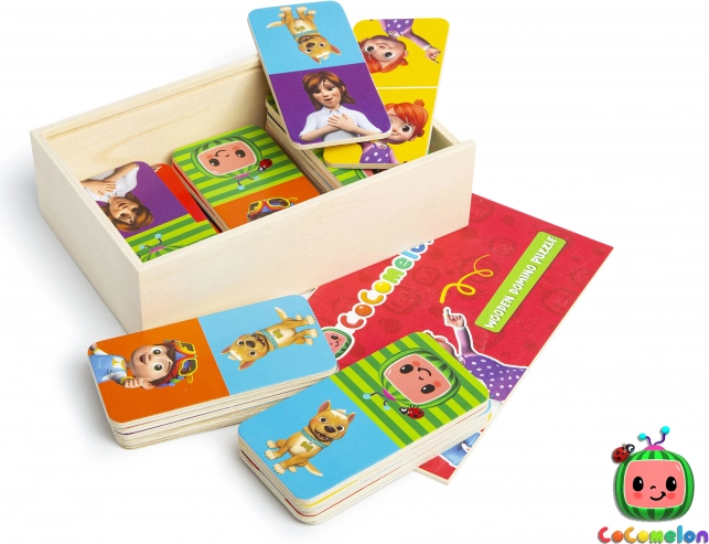 Domino en bois CoComelon