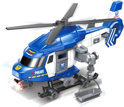 Hélicoptère de police à friction