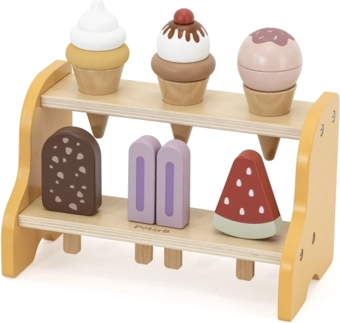 Présentoir à deux niveaux pour rangement et exposition