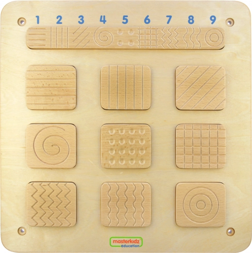 Masterkidz tableau sensoriel mural – reconnaissance des textures