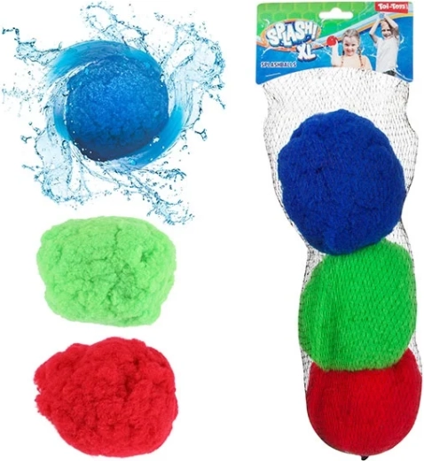 Toi Toys SPLASH super balles Splash XL 15 cm - 3 pièces en filet