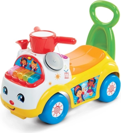 Fisher-Price draisienne musicale parade jaune des petits musiciens