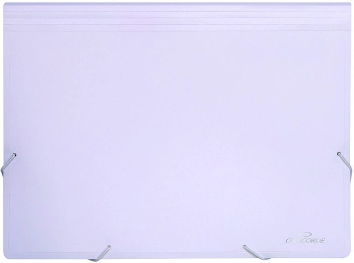 Chemise porte-documents avec élastique A4, 13 pochettes, blanc