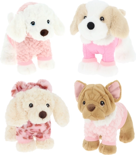 Keel Toys – Chien en peluche habillé 18 cm (4 modèles)