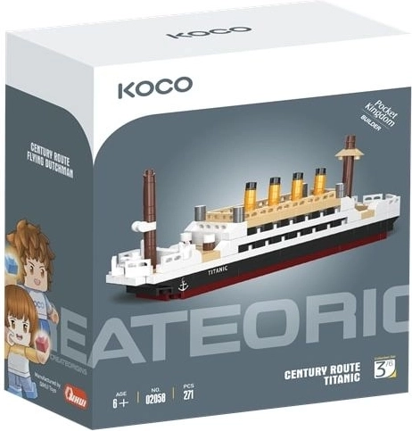 Stavebnice KOCO Titanic 271 pièces - 1 pièce